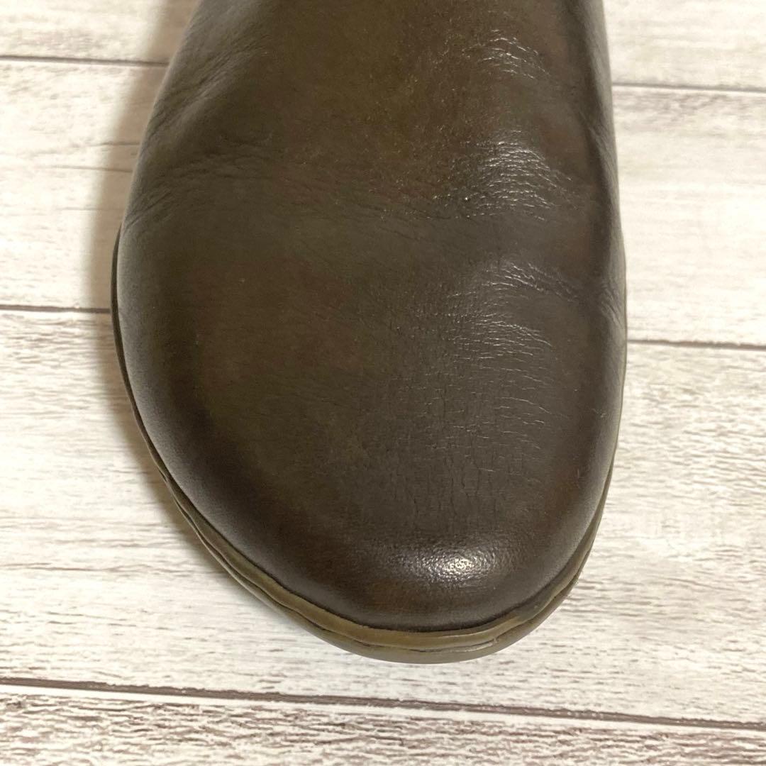 トリッペン　フラットシューズ アンクルストラップ　PAN パン　37　レザー