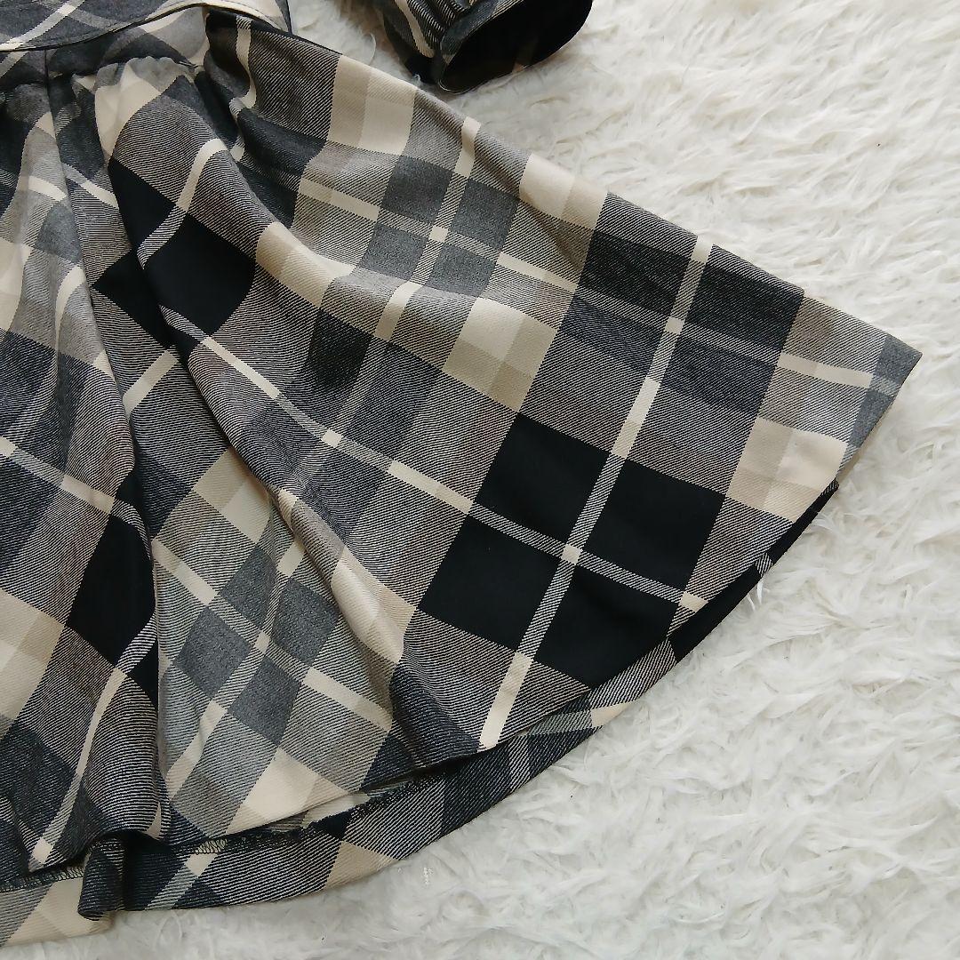 【美品BURBERRY BLUE LABEL】ノバチェックベルト付ワンピース