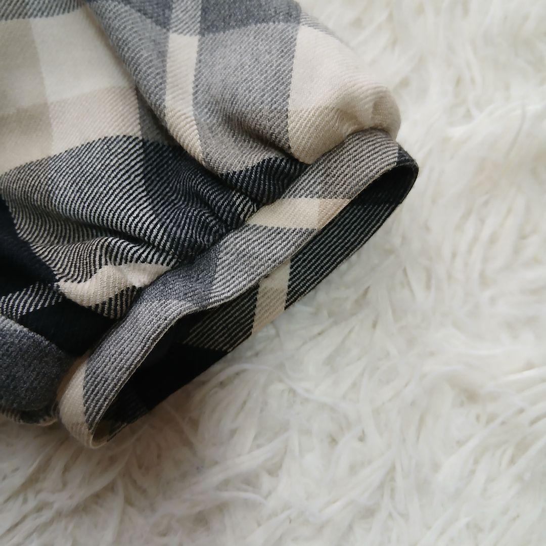 【美品BURBERRY BLUE LABEL】ノバチェックベルト付ワンピース