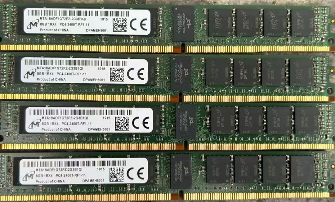計32GB(8GB×4枚) DDR4-2400T