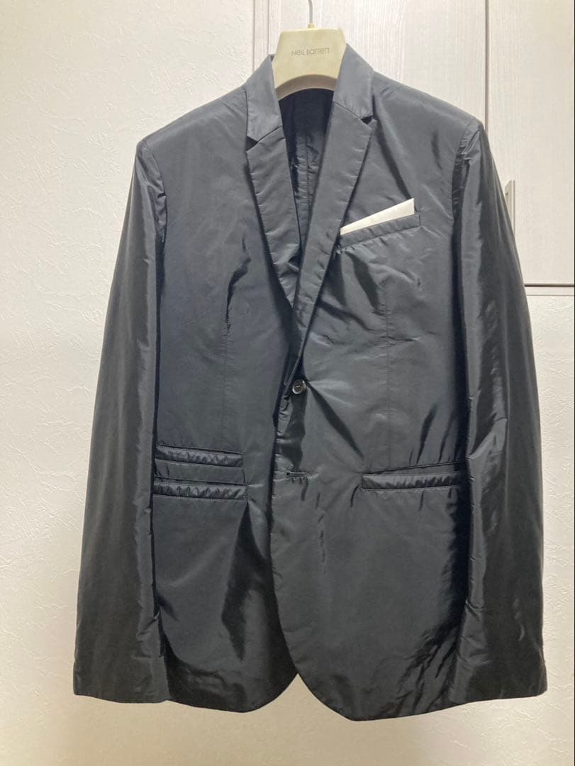 NEIL BARRETT ナイロン ジャケット ニールバレット 黒 44