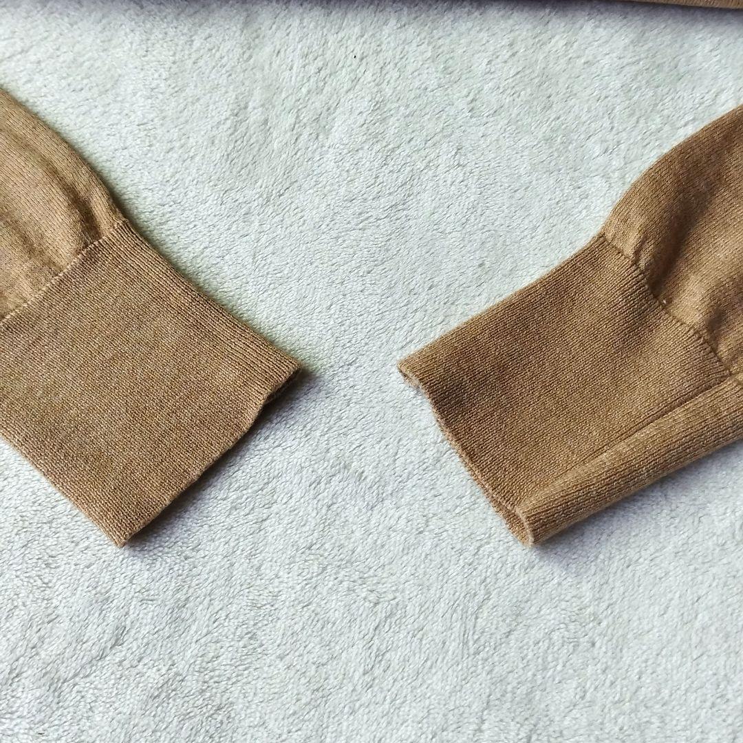 ポロバイラルフローレン　ベージュ　カーディガン　長袖　クルーネック