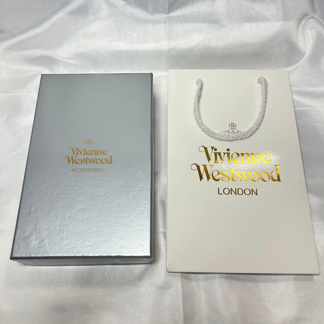 新品 Vivienne Westwood ブラック ゴールドオーブ　長財布