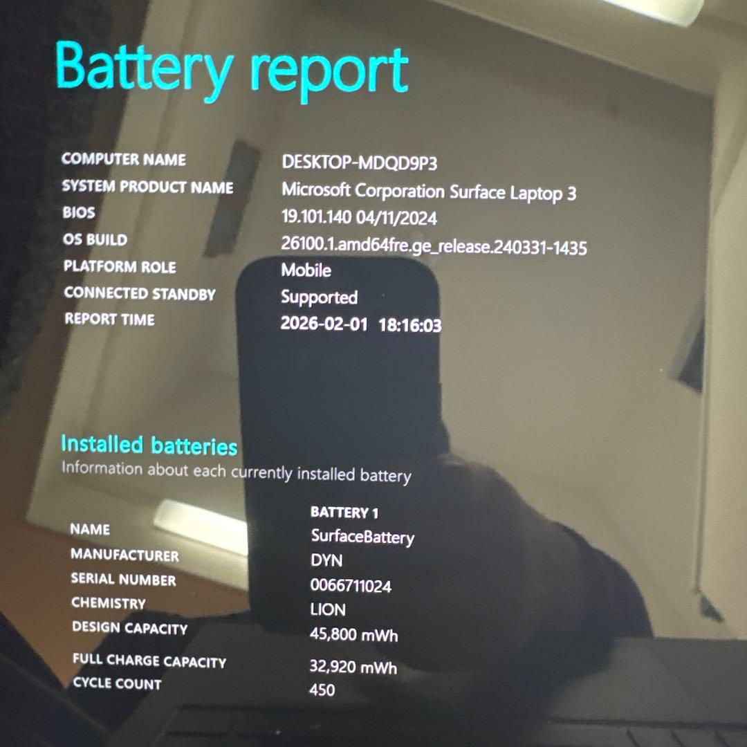 【良品♪】Microsoft Surface laptop 3 メモリ16GB