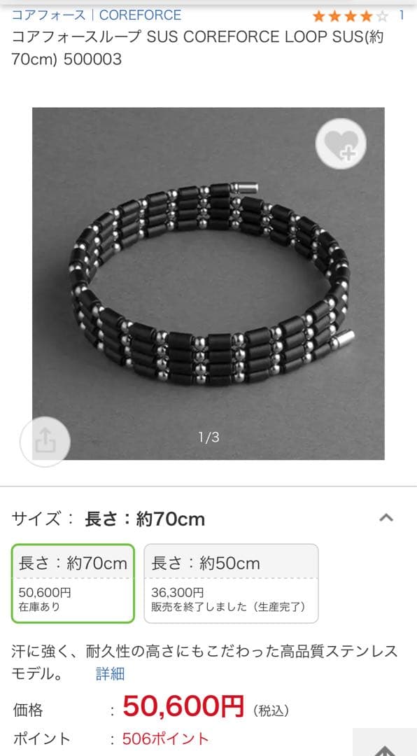 hideboy310 コアフォース ループ SUS CFL70