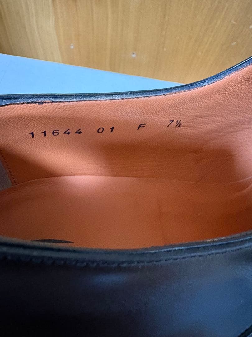 Santoni ウィングチップ レザーシューズ 7.5