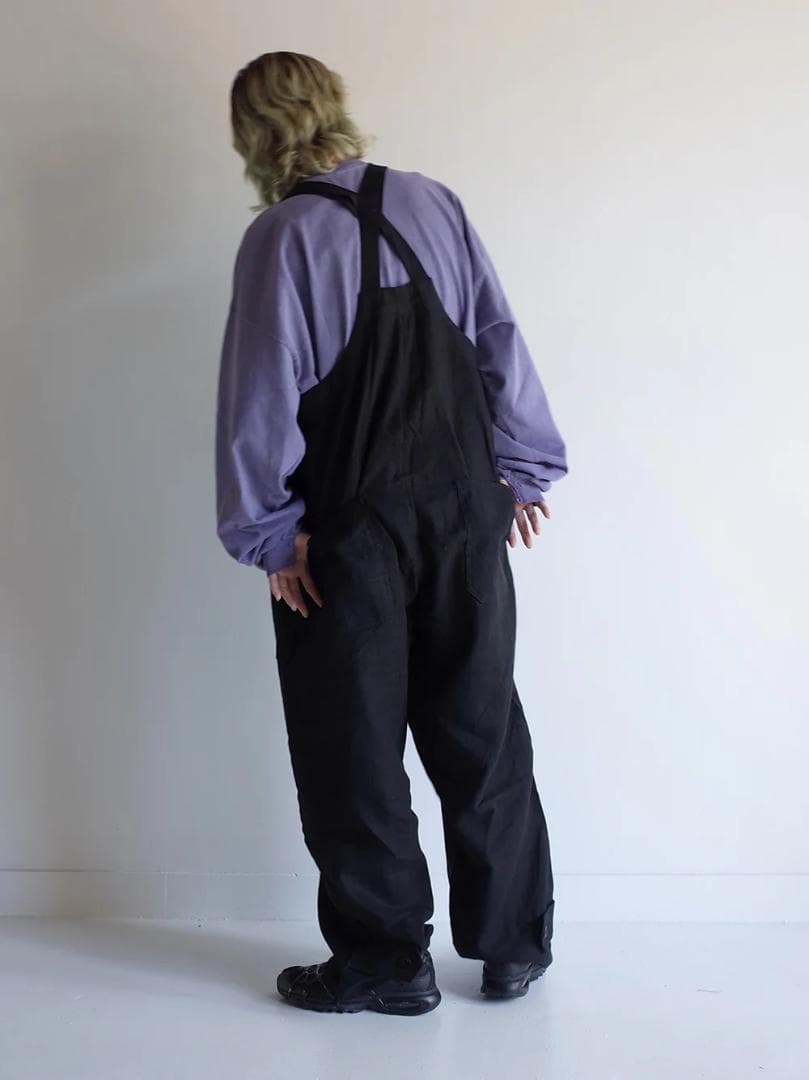 ANCELLM LINENSUEDE DECK PANTS オーバーオール