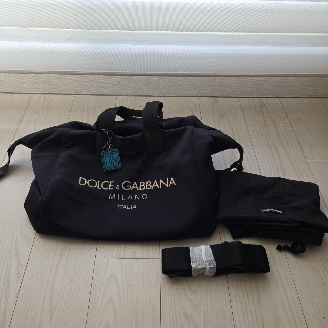 DOLCE & GABBANA ボストンバッグ 黒 パレルモ テクニコ