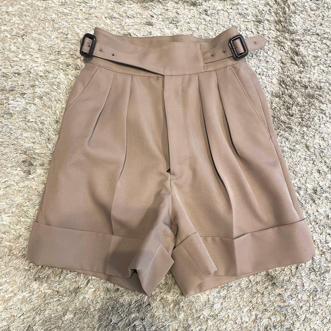 THE RERACSリラクス グルカショートパンツ グレージュ 36