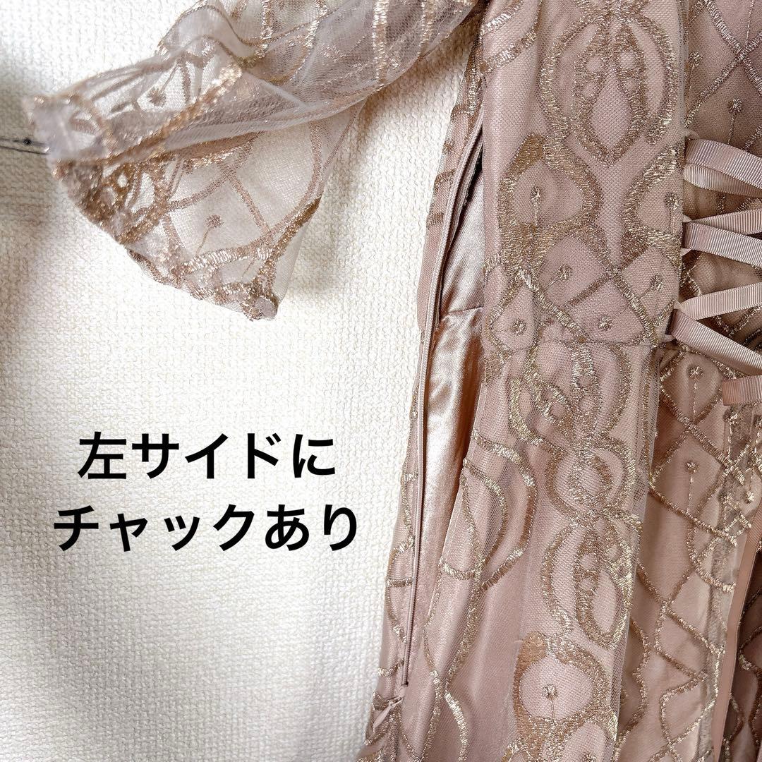 新品✨ドリードール シャイニーエンブロイダリードレス オケージョン ワンピースM