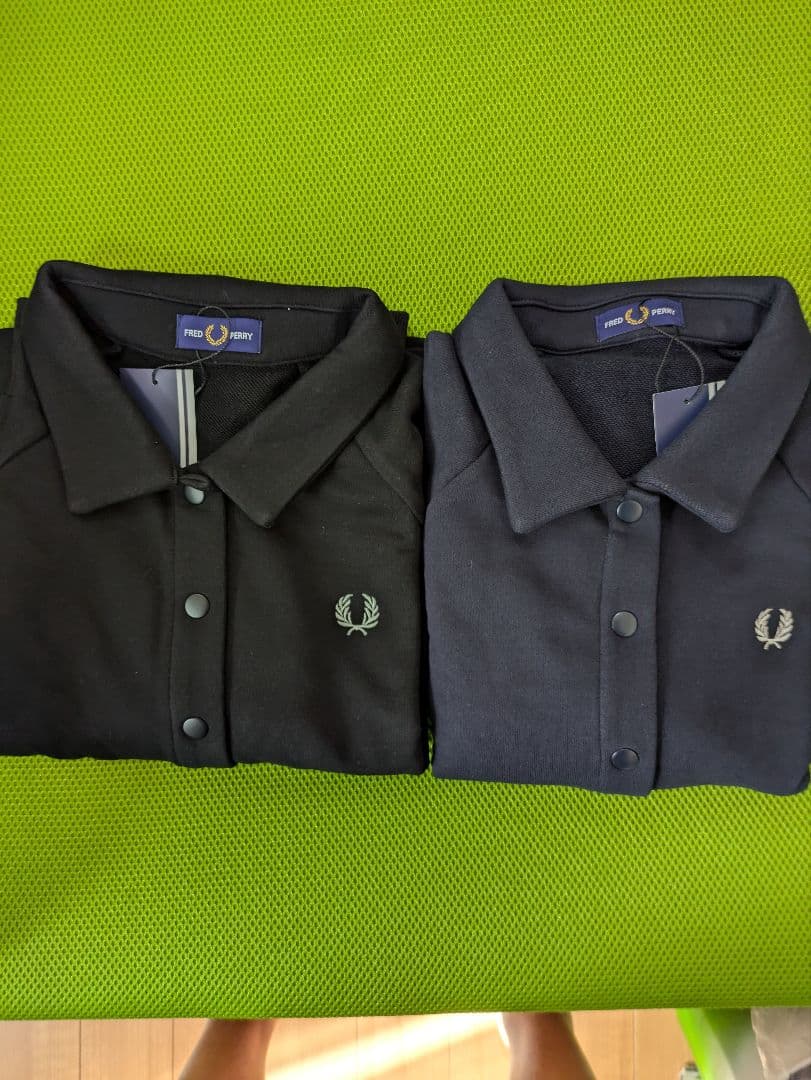 FRED PERRY ネイビー 長袖ポロシャツ M
