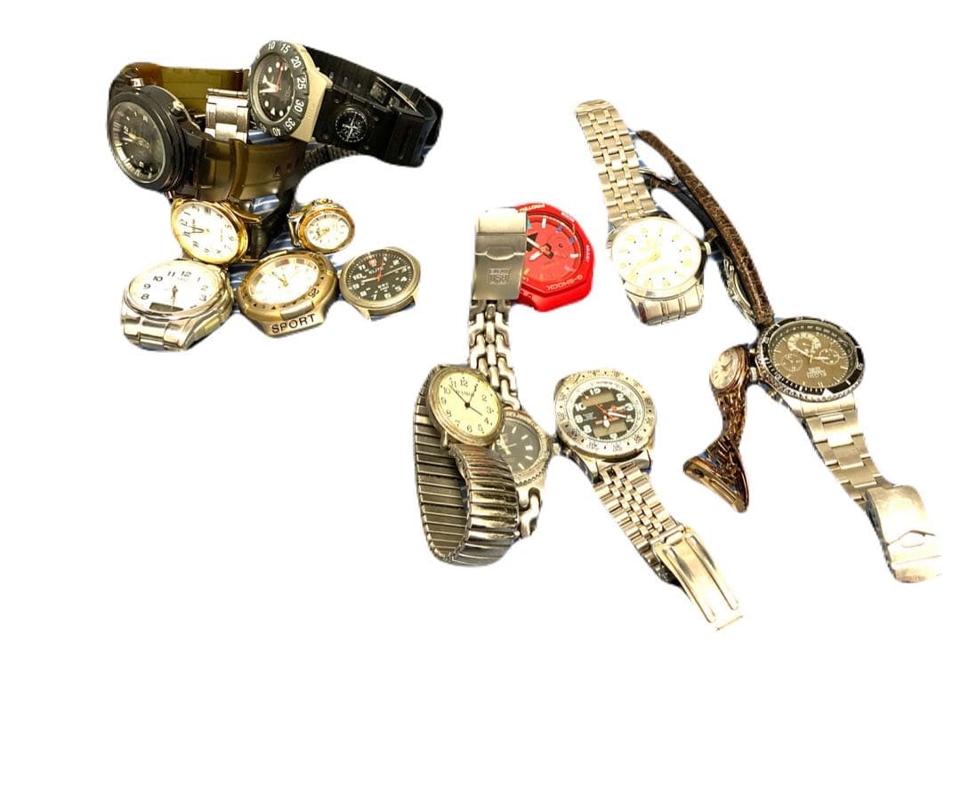 腕時計まとめ売り17個　動作品　ジャンク品　カシオ　シチズンetc