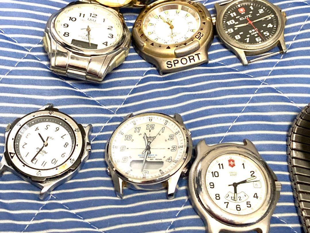 腕時計まとめ売り17個　動作品　ジャンク品　カシオ　シチズンetc