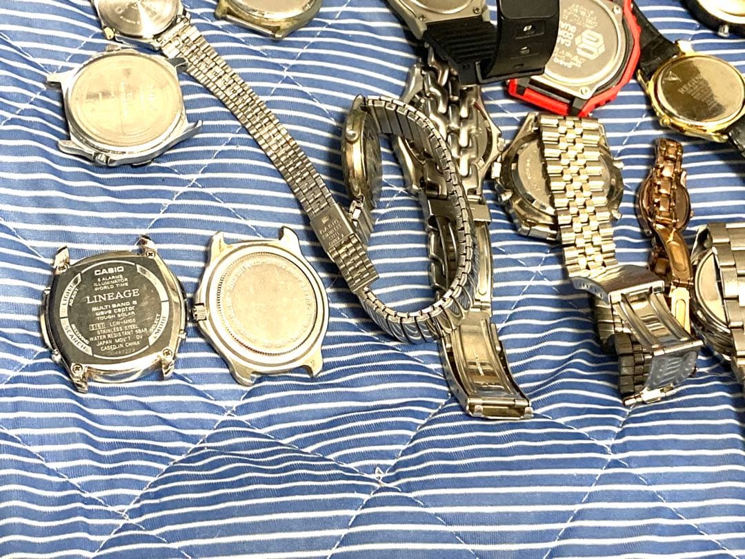 腕時計まとめ売り17個　動作品　ジャンク品　カシオ　シチズンetc