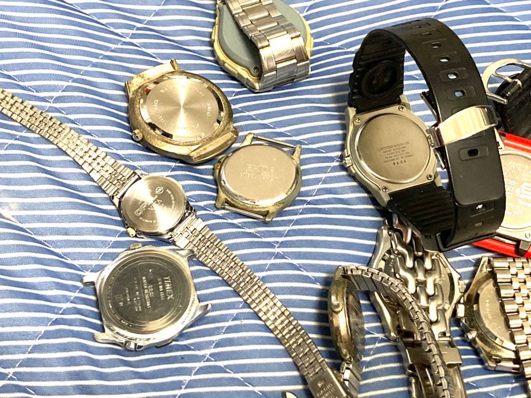 腕時計まとめ売り17個　動作品　ジャンク品　カシオ　シチズンetc