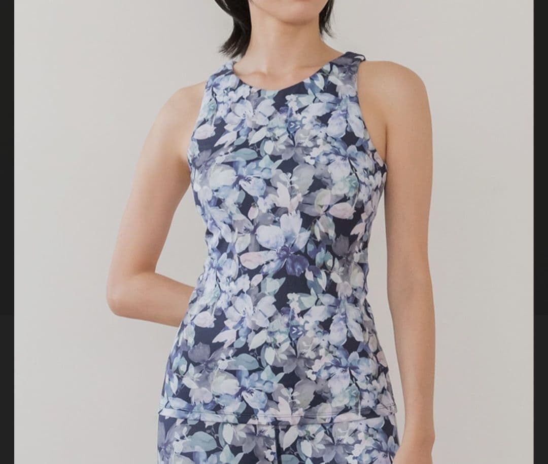 SUKALA　ウォーターカラープリントタンクトップ&レギンス　Sサイズ上下セット