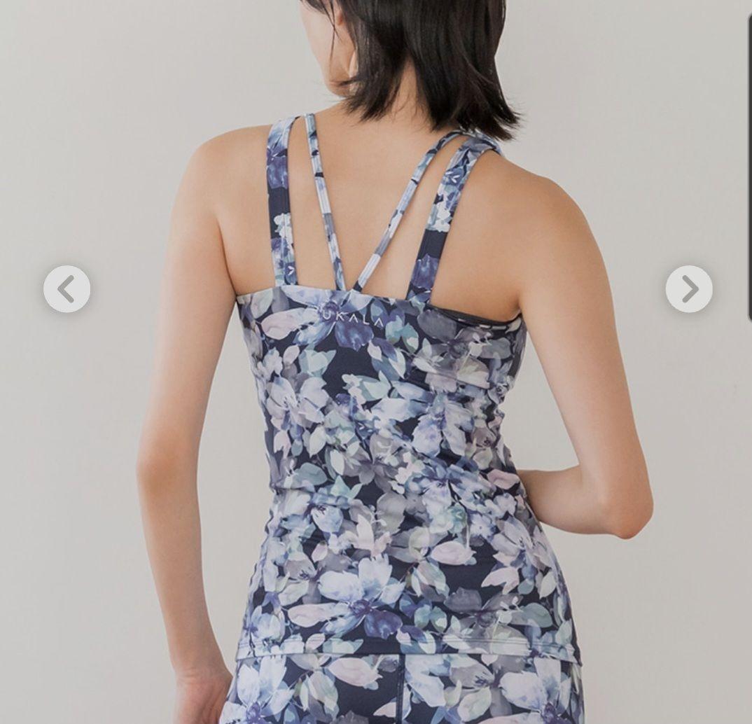 SUKALA　ウォーターカラープリントタンクトップ&レギンス　Sサイズ上下セット