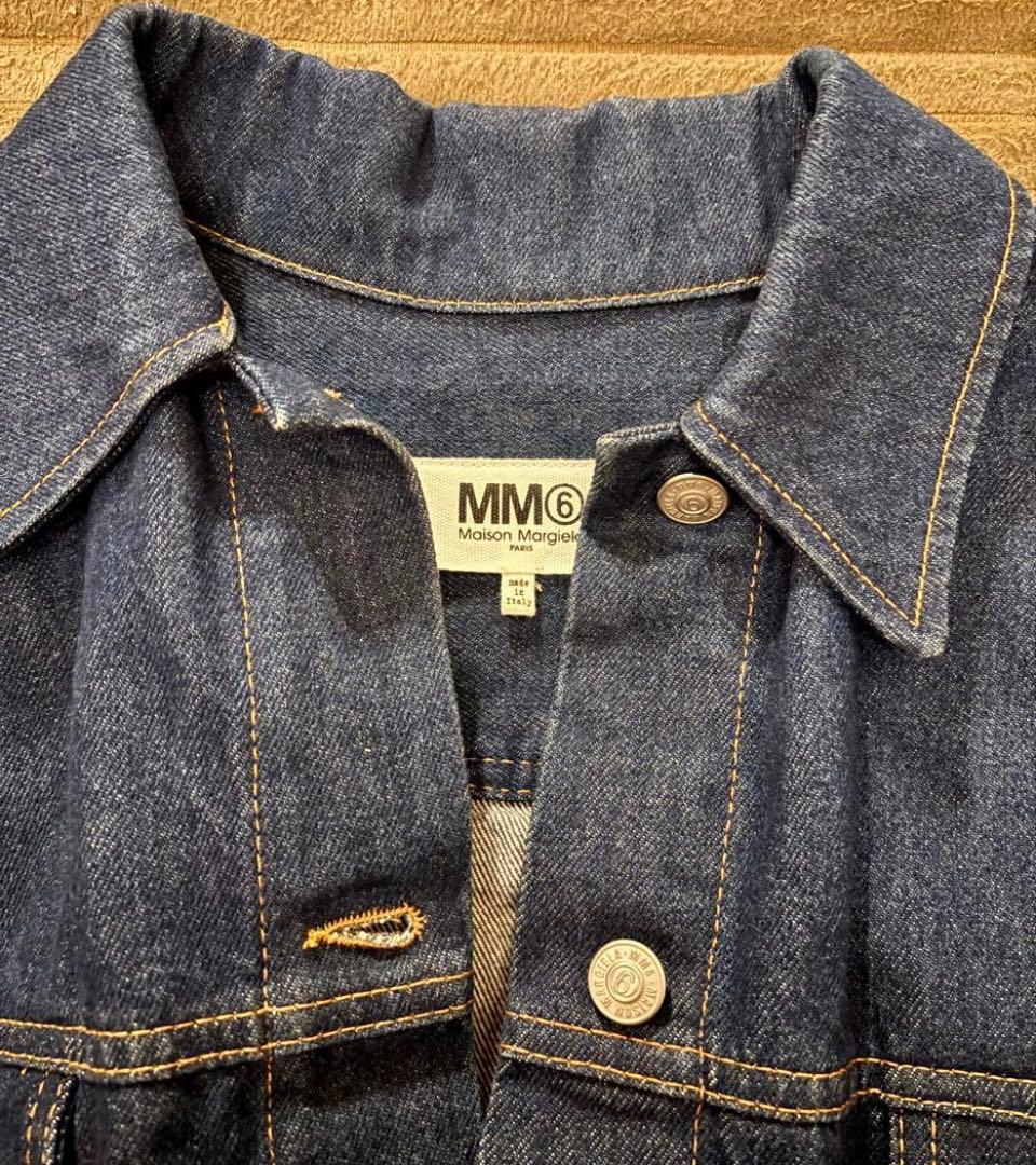 MM6 オーバーサイズ デニムジャケット38 Gジャン マルジェラ 美品