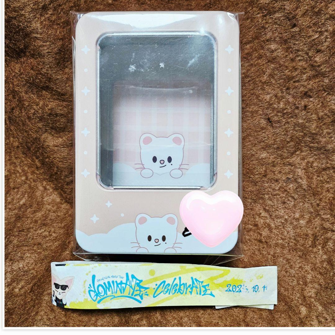 ★ラキドロ当選品★ スキズ ポップアップ ヒョンジン サイン入り　缶ケース