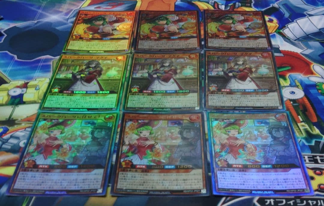 遊戯王　ラッシュデュエル スパークハーツ　デッキ　構築済み