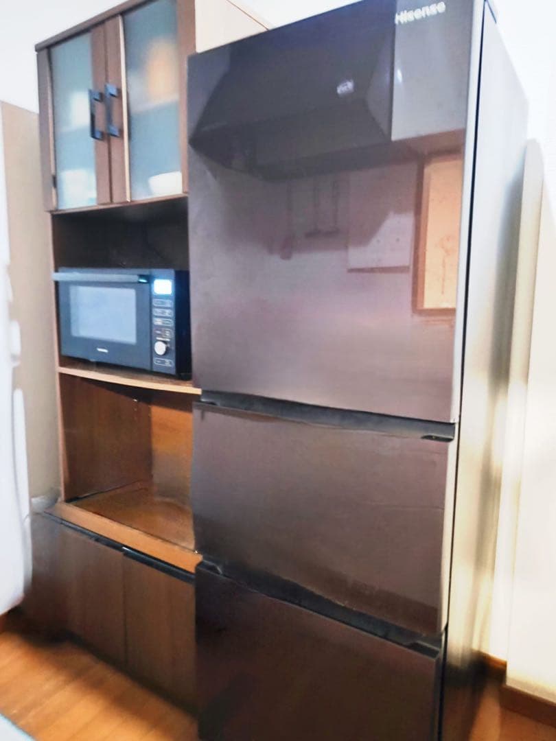 2020年製 Hisense HR-G2801BR ブラウン 冷蔵庫 282L