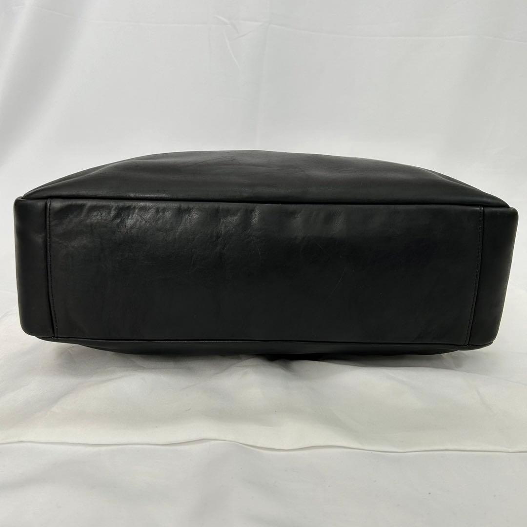 【美品】オールドコーチ 4129 トートバッグ レザー A4可 黒 肩掛け