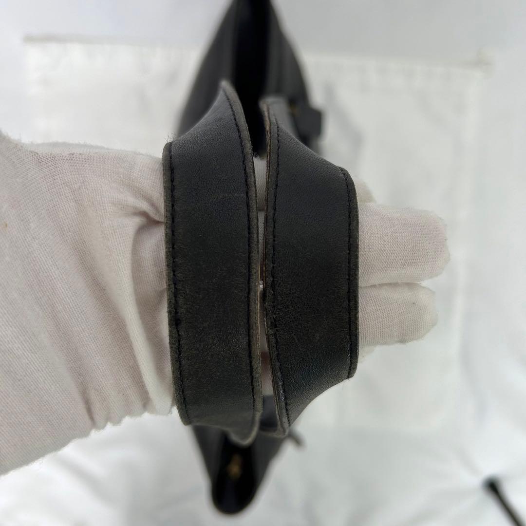 【美品】オールドコーチ 4129 トートバッグ レザー A4可 黒 肩掛け