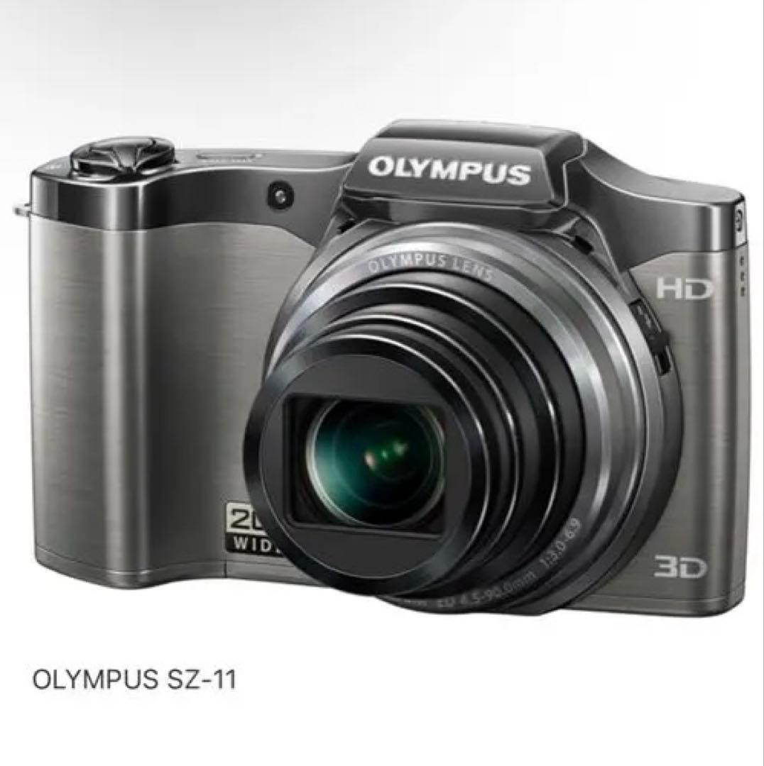 美品OLYMPUS SZ-11 コンパクトデジタルカメラ 14MP 20倍ズーム