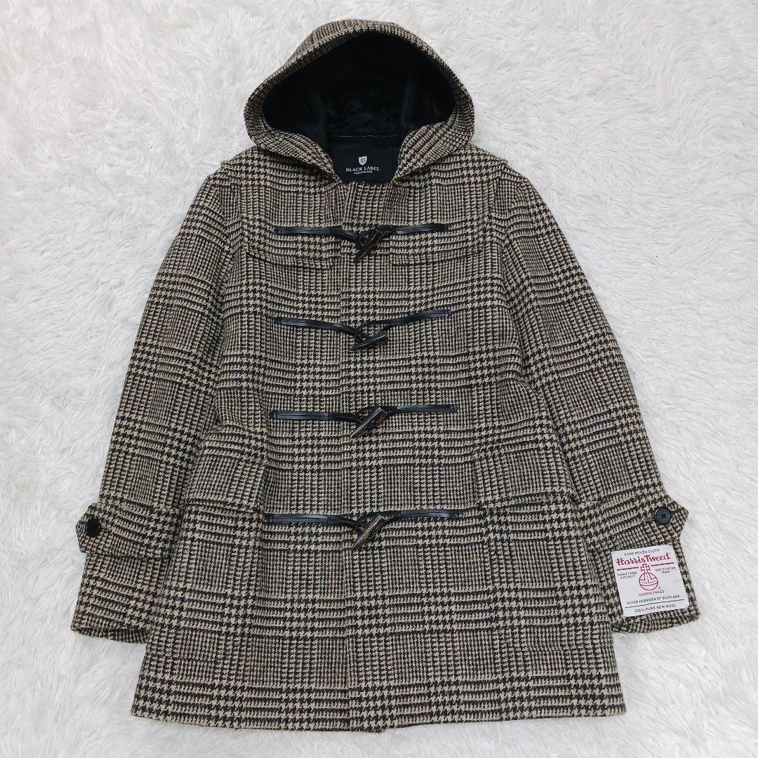 ✨新品未使用✨ブラックレーベル　ダッフル　ハリスツイード　グレンチェック M