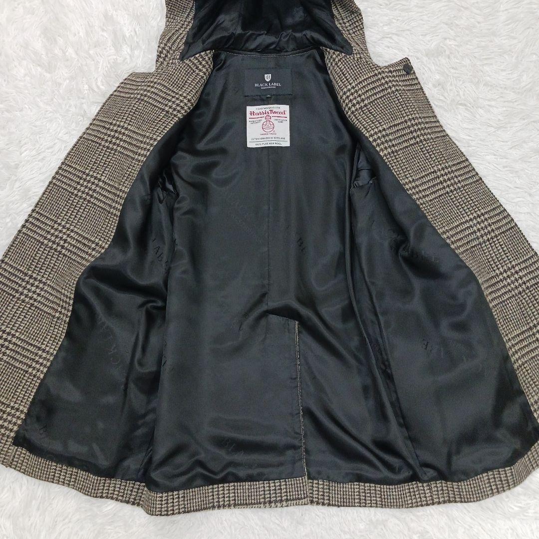 ✨新品未使用✨ブラックレーベル　ダッフル　ハリスツイード　グレンチェック M