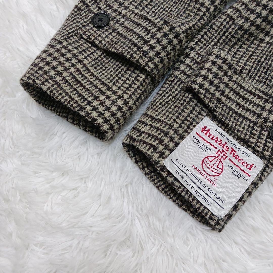 ✨新品未使用✨ブラックレーベル　ダッフル　ハリスツイード　グレンチェック M