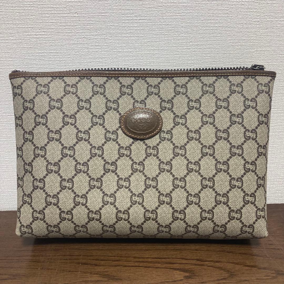 【希少】GUCCI グッチプラス セカンドバッグ クラッチバッグ ヴィンテージ