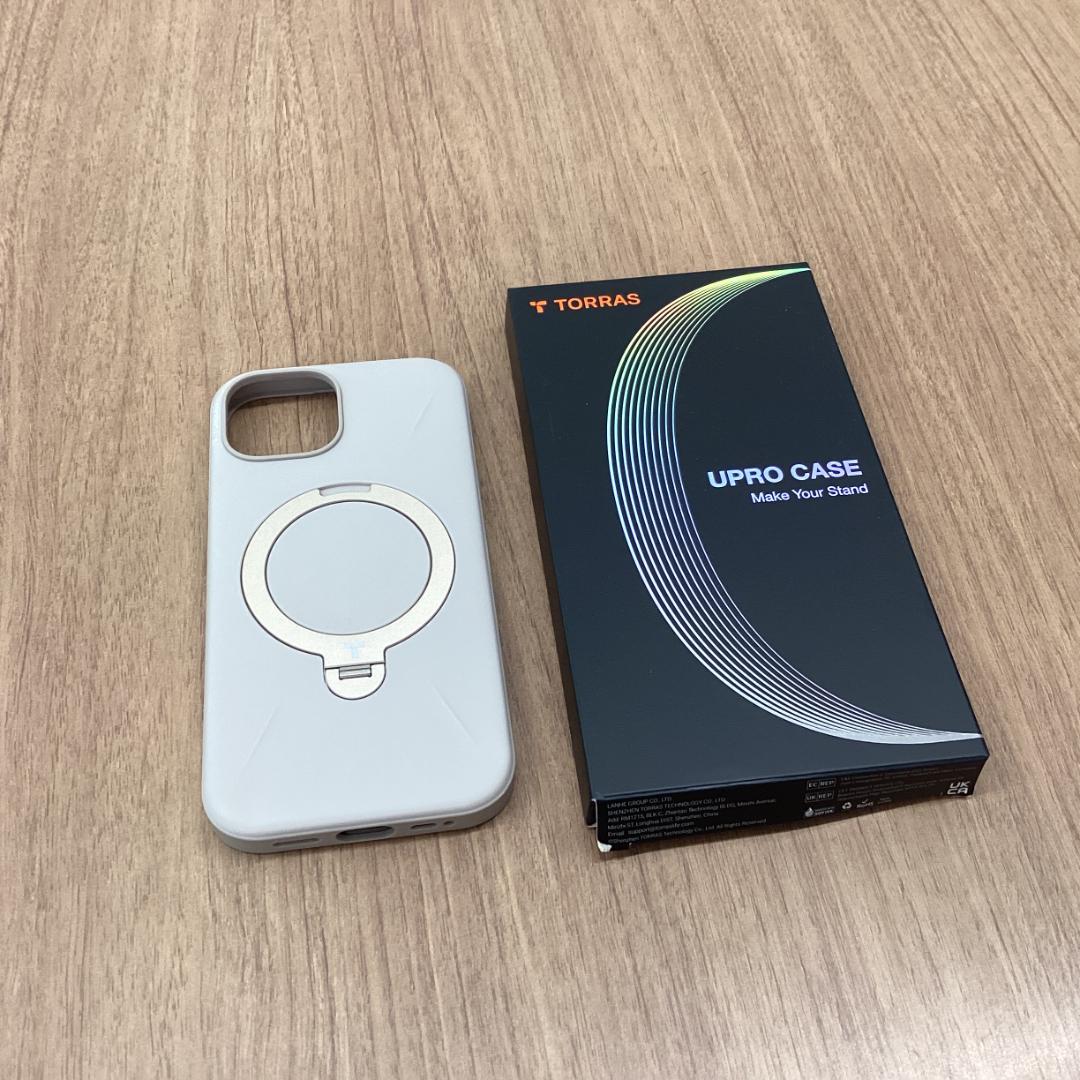 iPhone 15 用 ケース ゼンマイ式スタンド 高耐久性 マグネット搭載