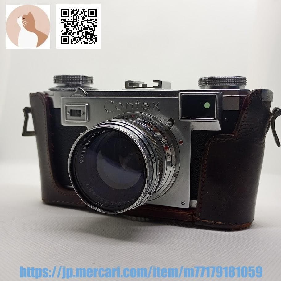 【整備済完動品】Contax Ⅱa CD SonnarJena 5cm F1.5