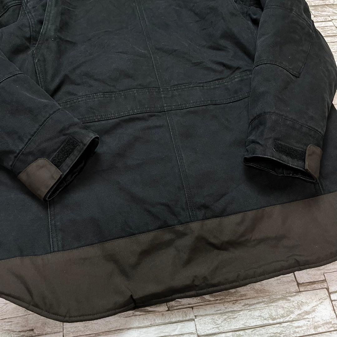 90s Dickies ダックジャケット 中綿 ワークジャケット ブラック L