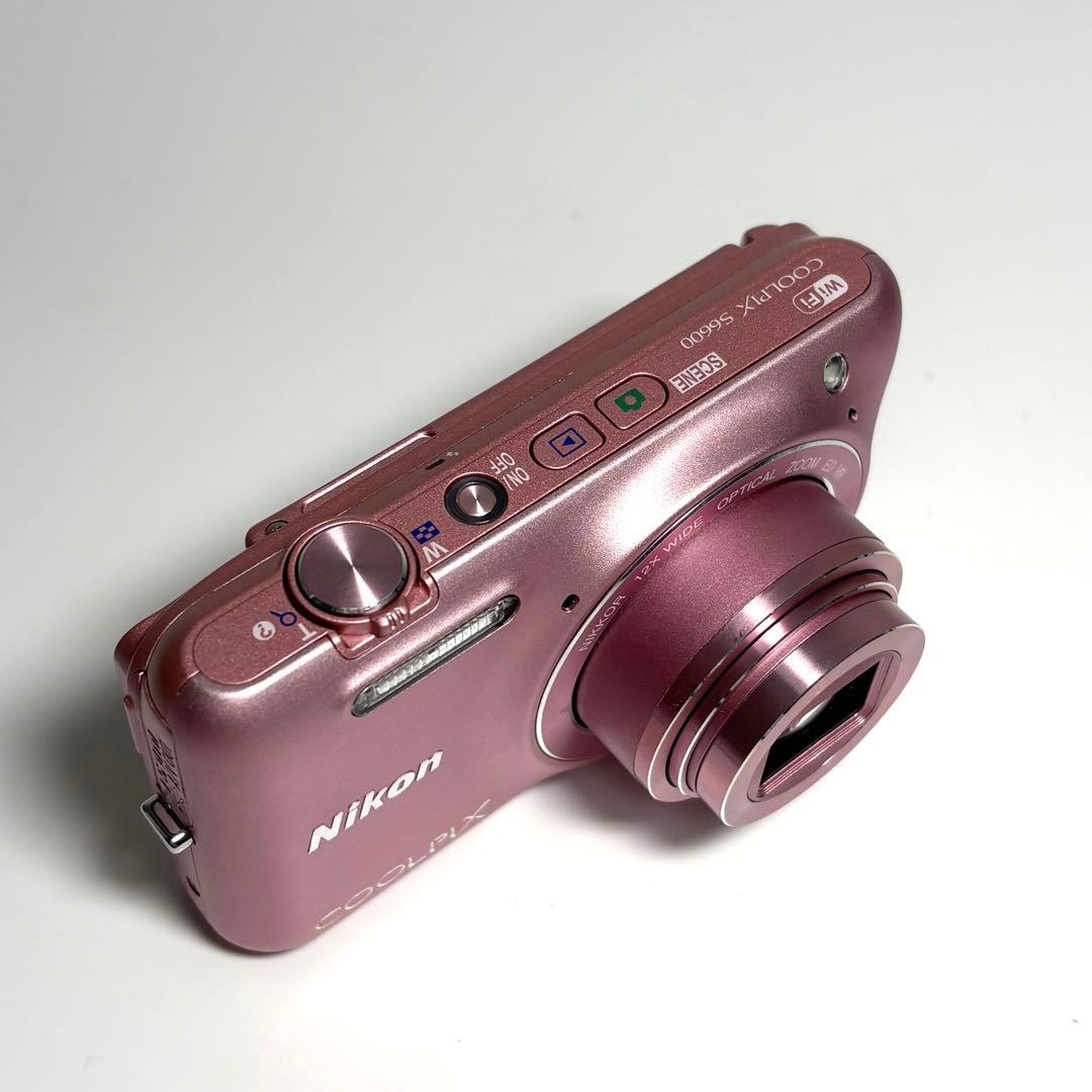 た*き様 ニコン COOLPIX S6600 ピンク バリアングル液晶 動作品