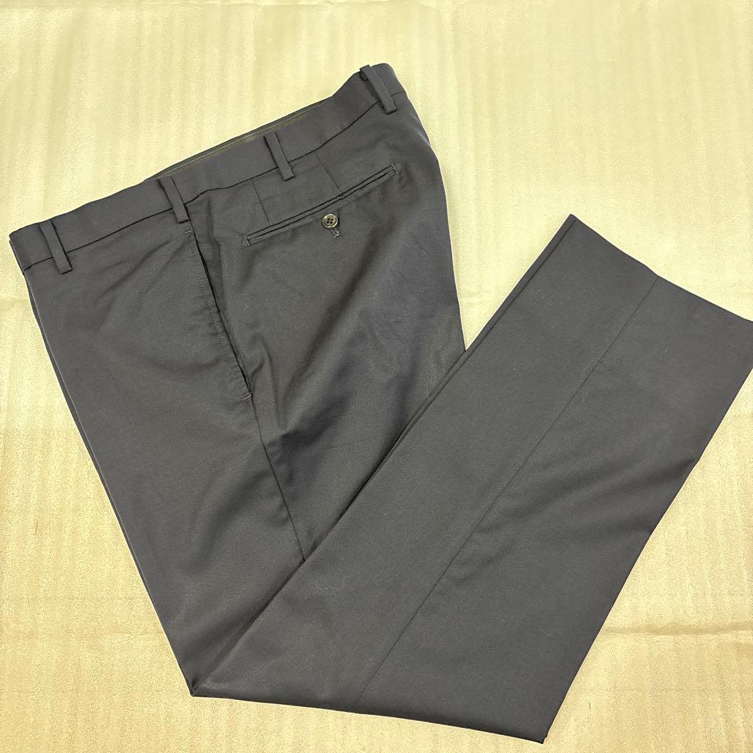 美品✨秋冬大きいサイズ 約BE6 オンワード樫山 オーダー ネイビー スーツ