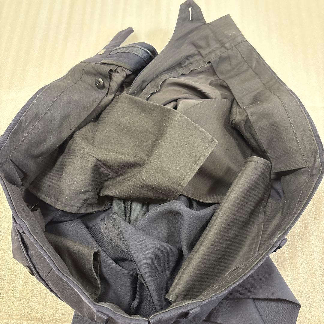 美品✨秋冬大きいサイズ 約BE6 オンワード樫山 オーダー ネイビー スーツ