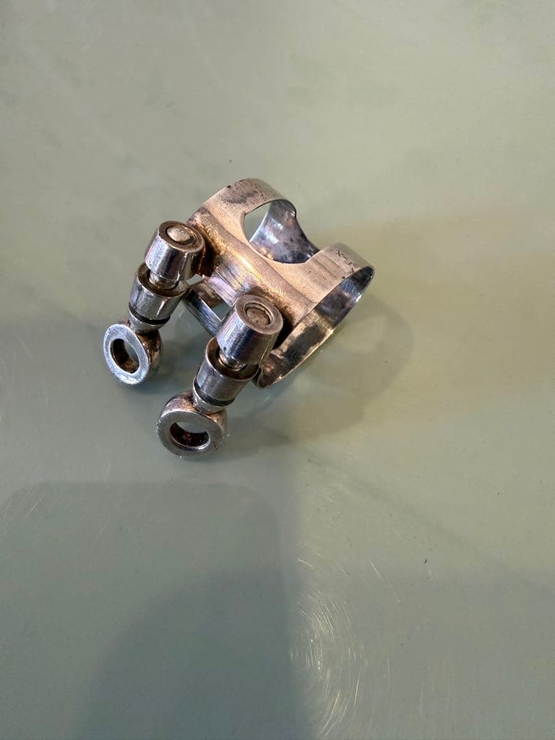 Y*M様 bullseye ブルズアイ ソプラノサックスラバー用 厚がけシルバー