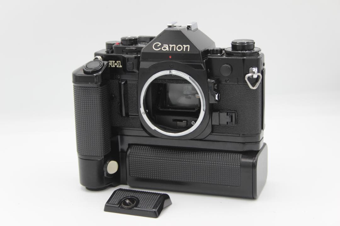 キャノン Canon A-1 ブラック モータードライブ バッテリーグリップ付き