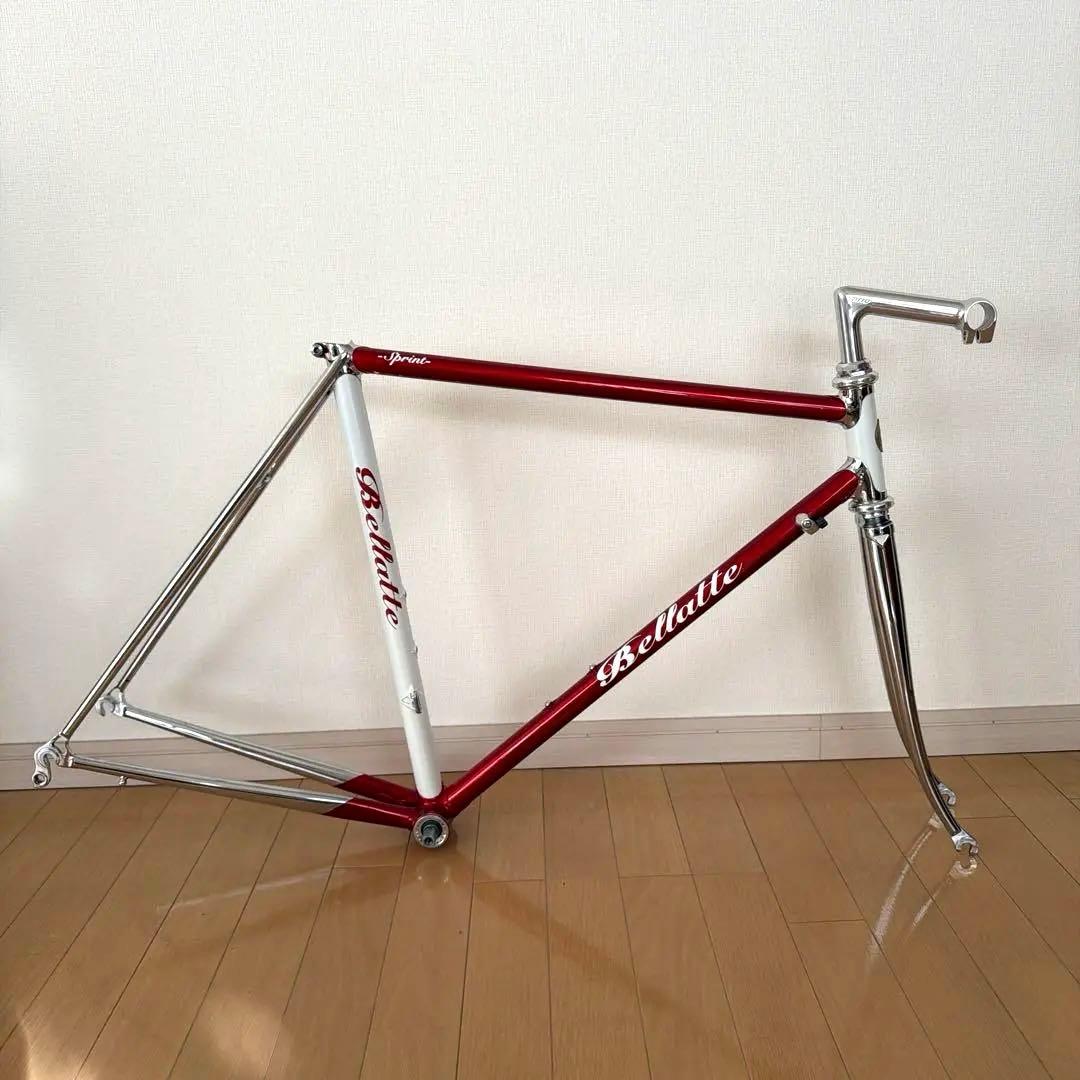 ト*ス様 Bellatte ベラーテ クロモリフレームセット　ステム、BB付き