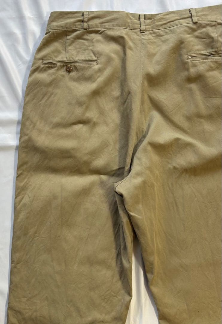 60s ミリタリーチノ 実物本物38×33 実寸（37×32）