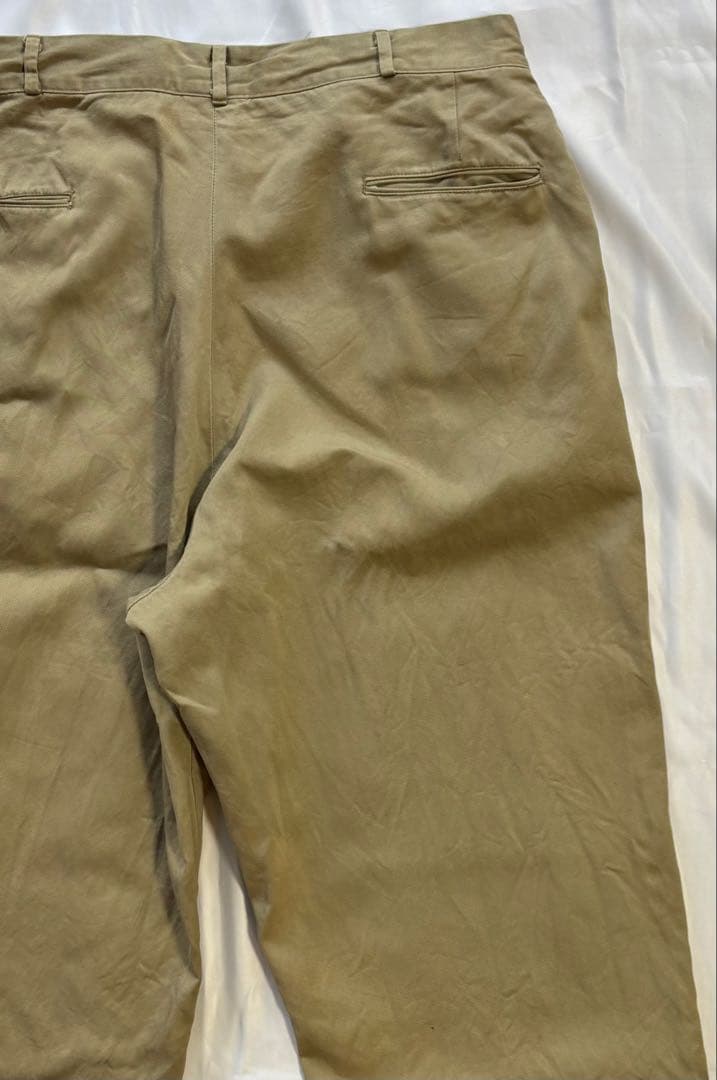 60s ミリタリーチノ 実物本物38×33 実寸（37×32）