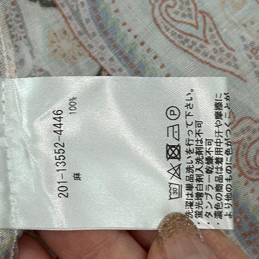 J494 新品未使用 M 46 エトロ ペイズリー柄 長袖 シャツ メンズ