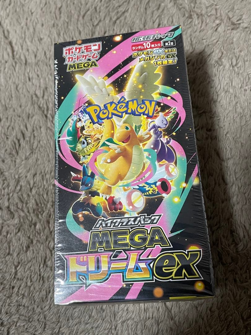 ポケモンカード メガドリームex シュリンク有り