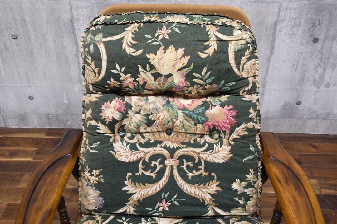 ECK60 オールドカリモク コロニアル リクライニングチェア パーソナルチェア