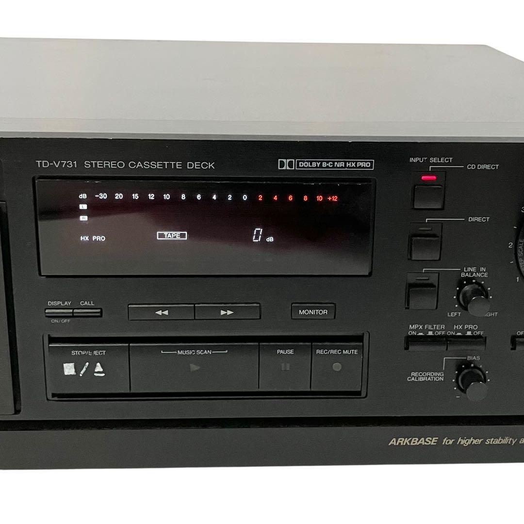 Victor ビクター カセットデッキ TD-V731 3ヘッド ブラック