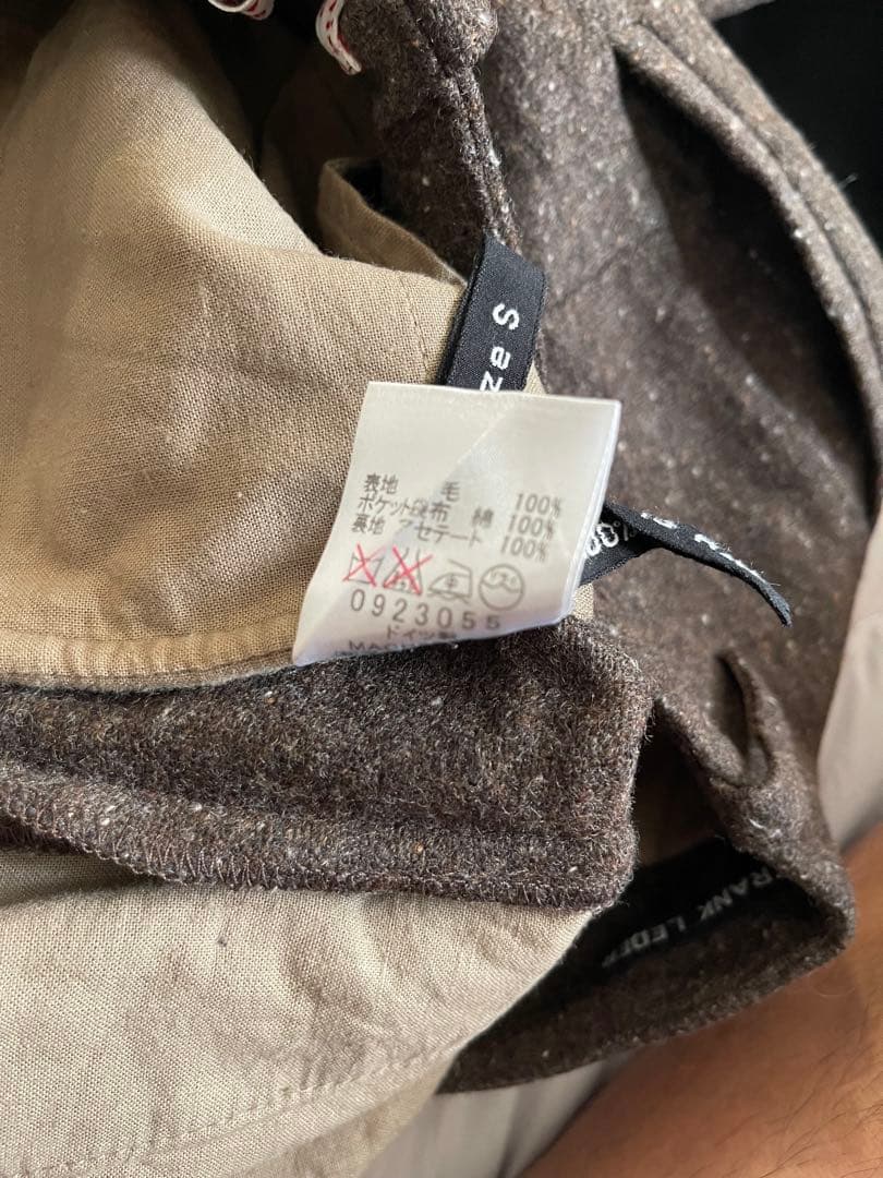 FRANK LEDER フランクリーダー　ウールパンツ　スラックス　Sサイズ