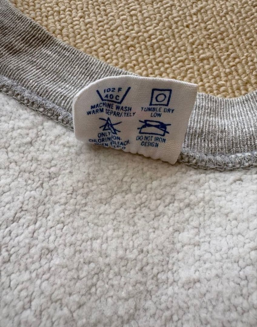 お*げ様 希少 80s Champion リバースウィーブ グレー 目無し vネ