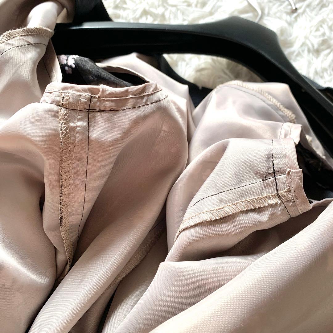 新品✨人気 エムズグレイシー 花柄 チュール ロング ワンピース ドレス 40